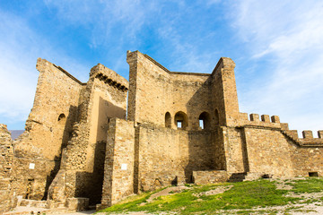 Fototapeta na wymiar View of Genoese fortress