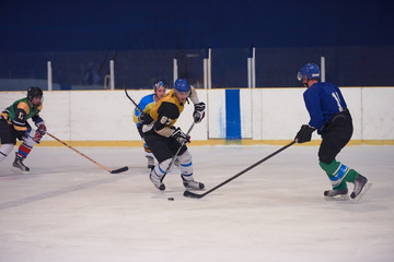 Obraz premium ice hockey sport players