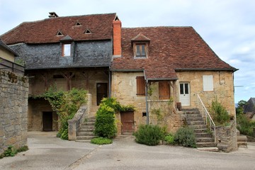 Fototapeta na wymiar Vue de Sain-Robert.(Corrèze)