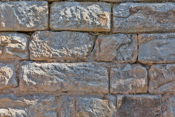 Natural old stone wall texture