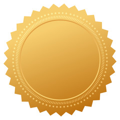 Gold guarantee certificate