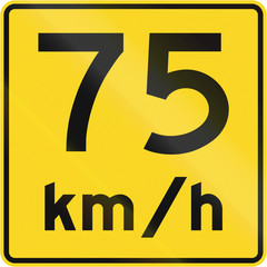 Speed Limit 75 Kmh In Canada