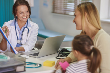 Your daughter's health is in good condition