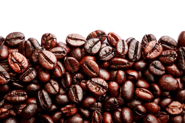 Coffee beans background
