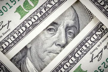 hundred dollar bill close-up