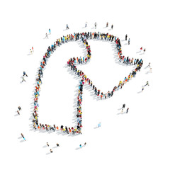 people  shape  arrow  cartoon