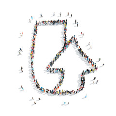 people  shape  arrow  cartoon