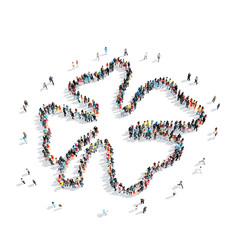  group  people  shape  leaf cartoon