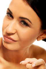 Obraz premium Spa woman looking with desire at the camera