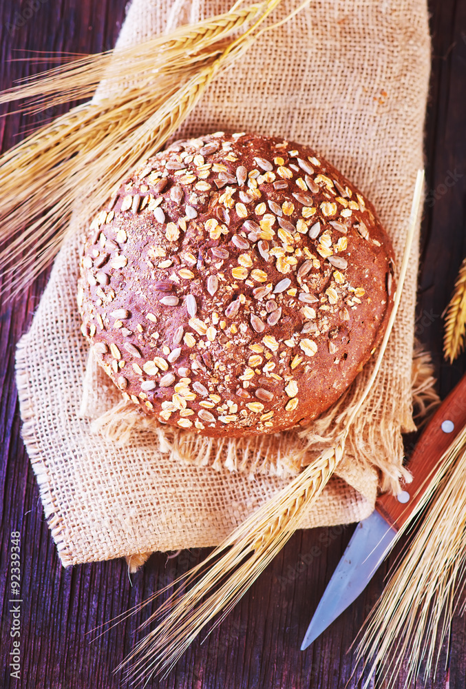 Wall mural fresh bread