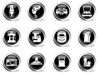 Kitchen Utensils Icon Set