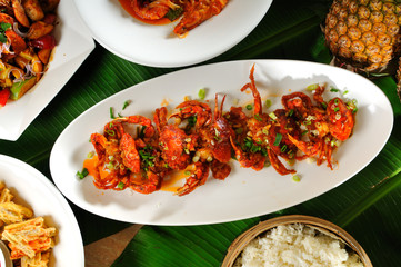 Crab  dish
