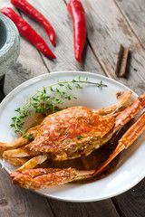 malaysian style spicy crab