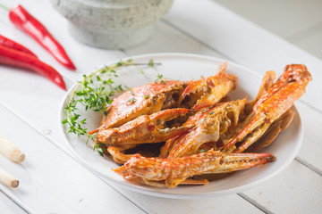 malaysian style spicy crab