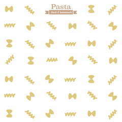 Pasta wallpaper - pasta seamless pattern background