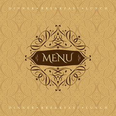 Restaurant menu design - Illustration