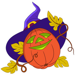 pumpkin on halloween