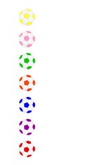 soccer colorful multi color