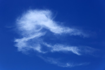 blue sky with nice cloud