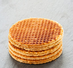 Dutch Waffles close up