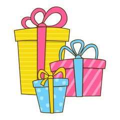 Doodle gift boxes for Your design 