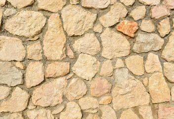 Natural yellow pavement stone for floor, wall or path.