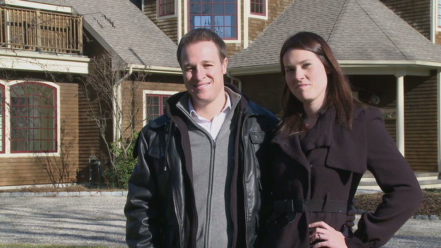 Proud homeowners