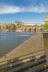 Prague castle and Charles Bridge