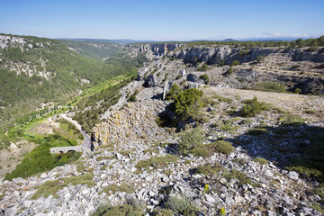 Fototapeta na wymiar Cañón del rion Lobos. Soria