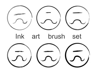 Ink art brush set