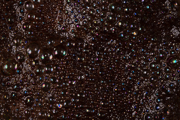 Fototapeta premium Foam coffee. A refreshing hot drink. The product is of global significance. 