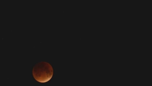Time lapse of the lunar eclipse of 09-26-2015 as seen from the Netherlands