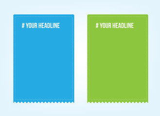 News column design element.