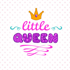 Cute vector illustration for girls t-shirt print