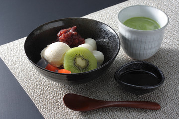 白玉あんみつ