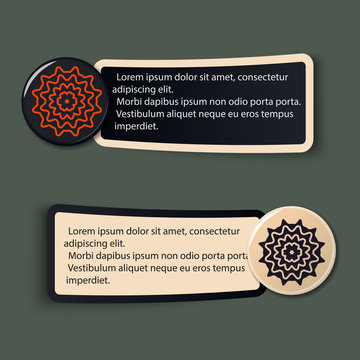 Colorful Web Stickers, Tags and Labels