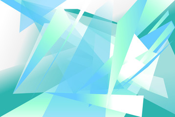 Futuristic background with angular, edgy shapes. Abstract geomet