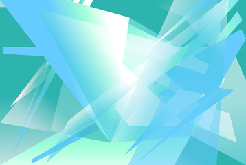 Obraz premium Futuristic background with angular, edgy shapes. Abstract geomet