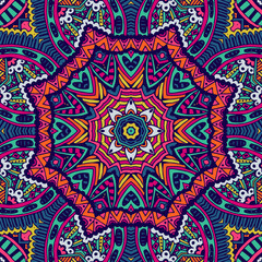 Abstract Tribal vintage ethnic seamless pattern ornamental 