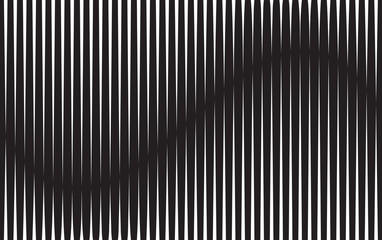 black and white mobious wave stripe optical design
