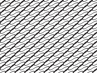 Wavy, waveform lines seamless pattern.
