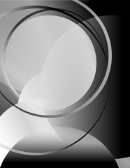 Abstract technology background with  circles design