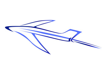 Fototapeta na wymiar airplane symbol vector illustration design sign
