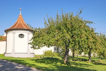 Wall of monastery Holzen