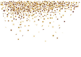 goldener Sternenregen