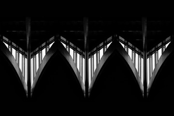 window building metal structure similar to spaceship