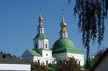 Fototapeta na wymiar MOSCOW, RUSSIA - September 21, 2015: St. Daniel monastery in Mos