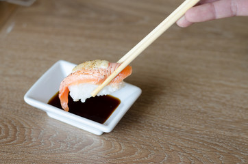 Sushi salmon