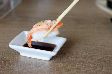 Sushi salmon