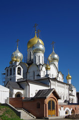 Fototapeta na wymiar MOSCOW, RUSSIA - September 21, 2015: Conception Convent in autum